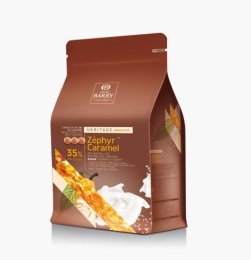 Chocolat blanc Zéphyr Caramel 35% | Grossiste alimentaire | Délice & Création
