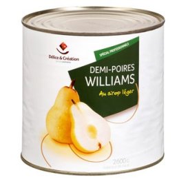Demi-poires Williams | Grossiste alimentaire | Délice & Création