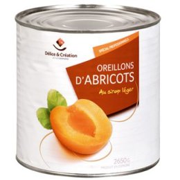 Oreillons d'abricots | Grossiste alimentaire | Délice & Création