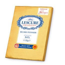 Beurre doux Lescure 84% MG | Grossiste alimentaire | Délice & Création
