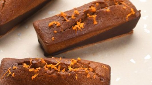 Recette : Petit gâteau noisette, orange et chocolat lait - Délice &amp; Création