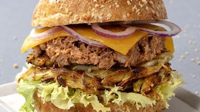 Recette : Burger au pulled pork - Délice &amp; Création